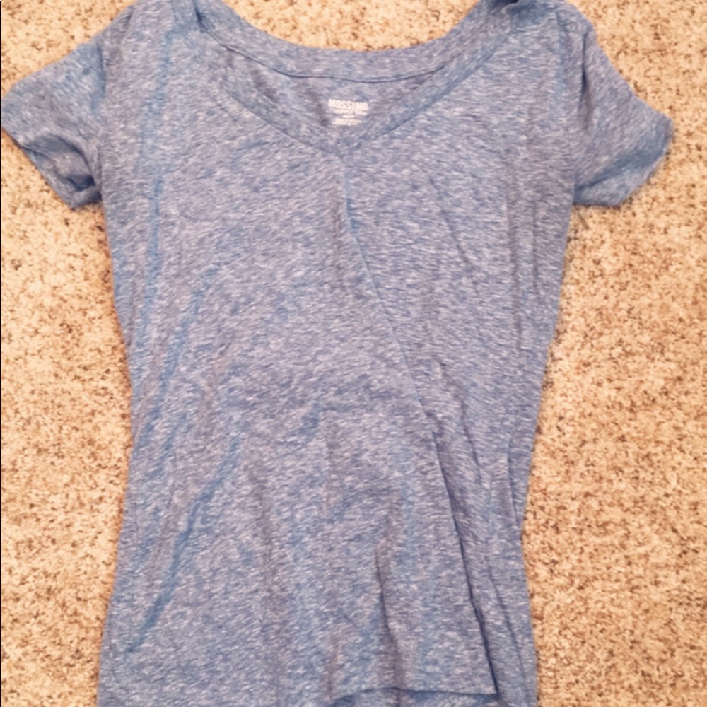 Blue V Neck